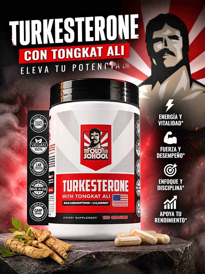 Turkesterone ( Testosterona) x 120 Cápsulas
