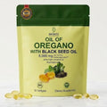 OREGANO OIL + BLACK SEED OIL 6000 mg (90 Sofgel) - Clickmarket